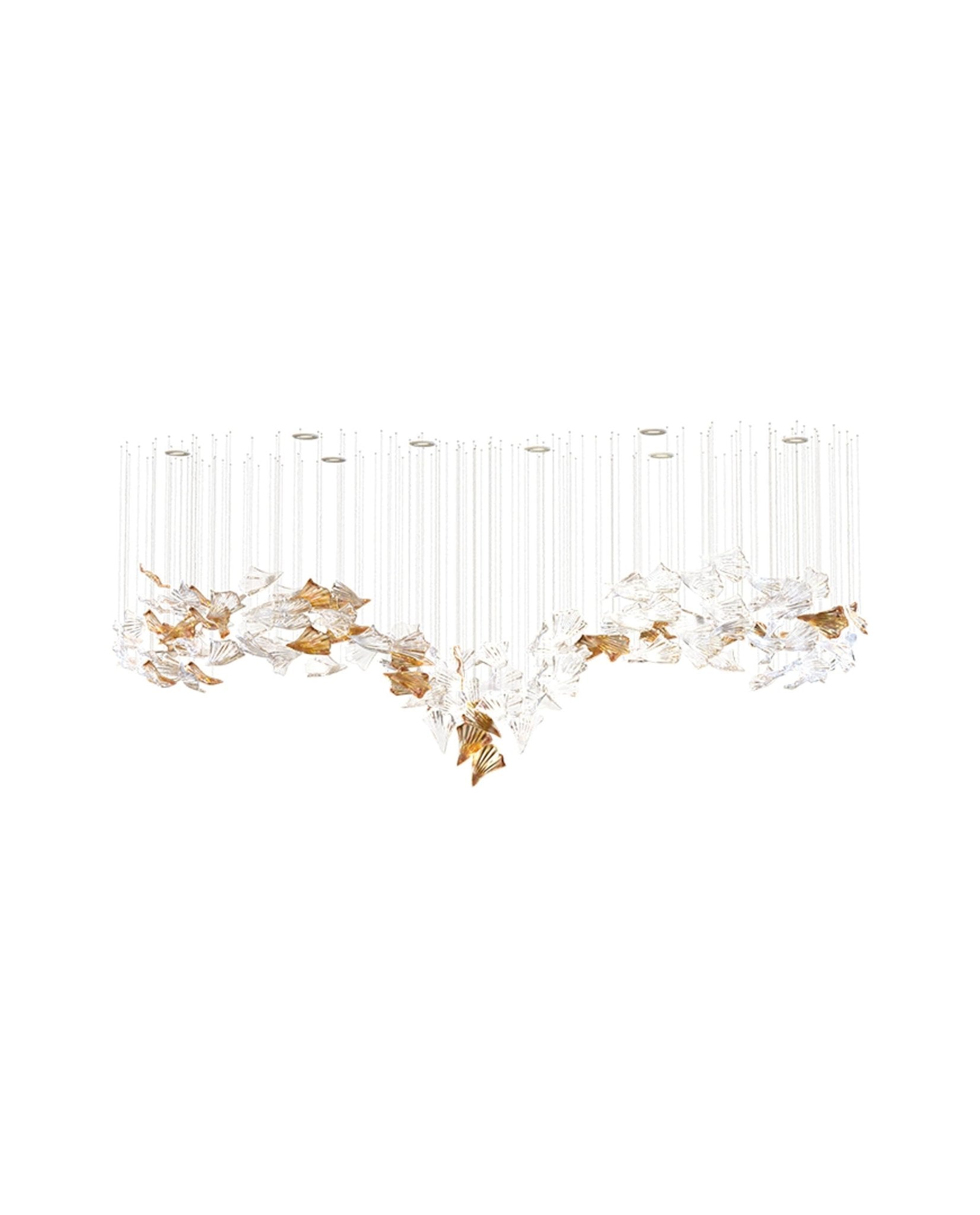 Elmiros Petal Glass Chandelier - Blowlighting