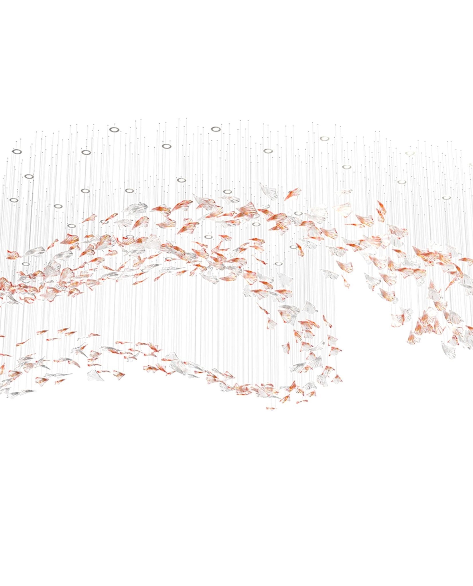 Elmiros Petal Glass Chandelier - Blowlighting