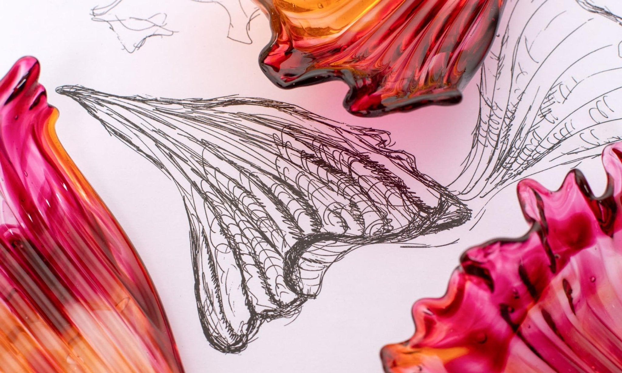 Elmiros Petal Glass Chandelier - Blowlighting