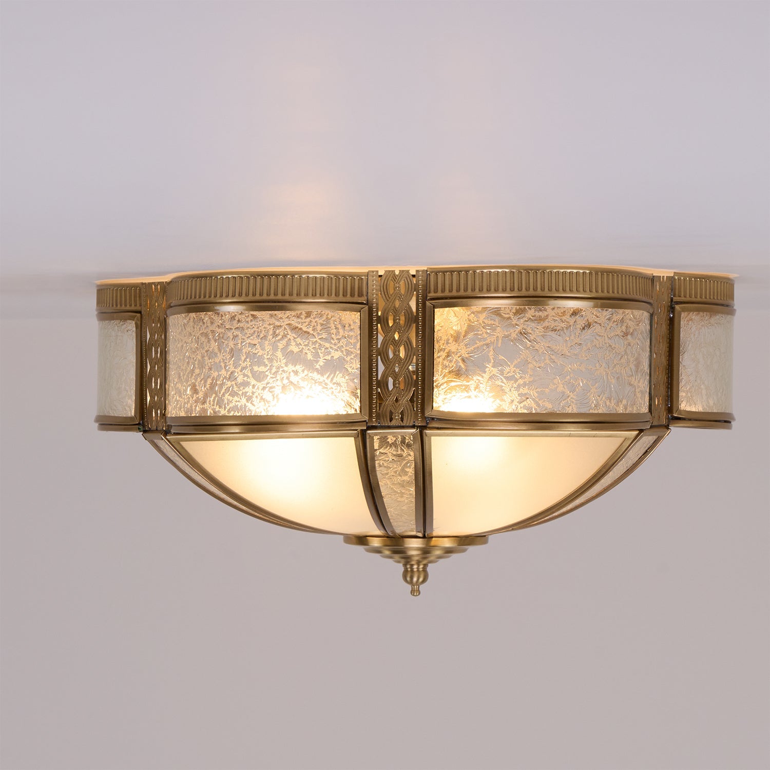 Floral Brass Ceiling Lamp - Blowlighting