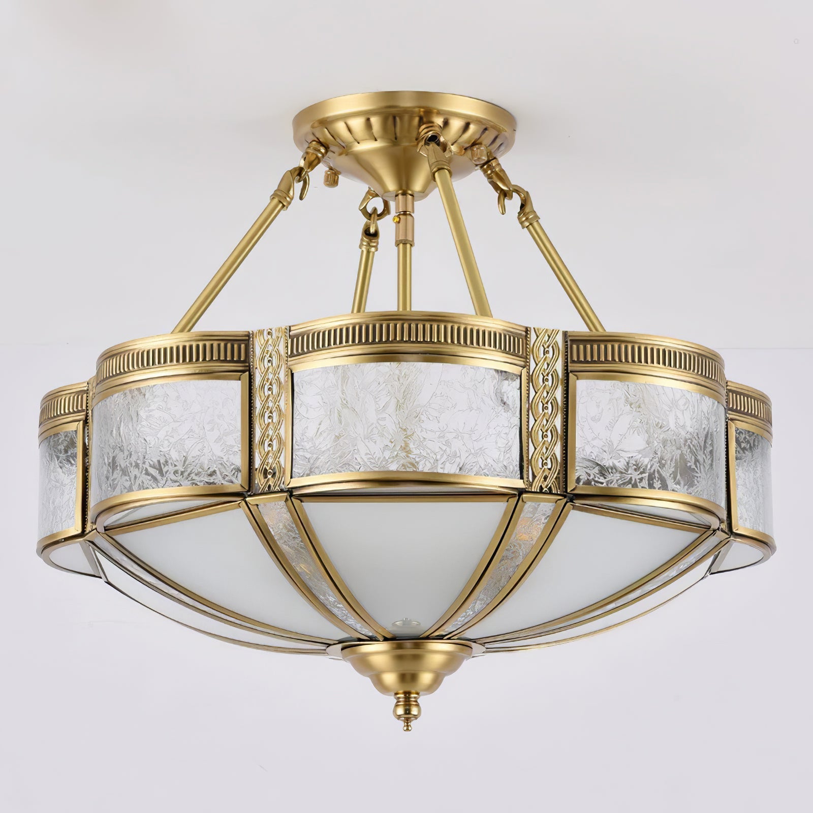 Floral Brass Ceiling Lamp - Blowlighting