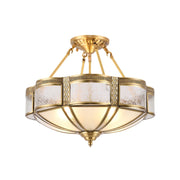 Floral Brass Ceiling Lamp - Blowlighting