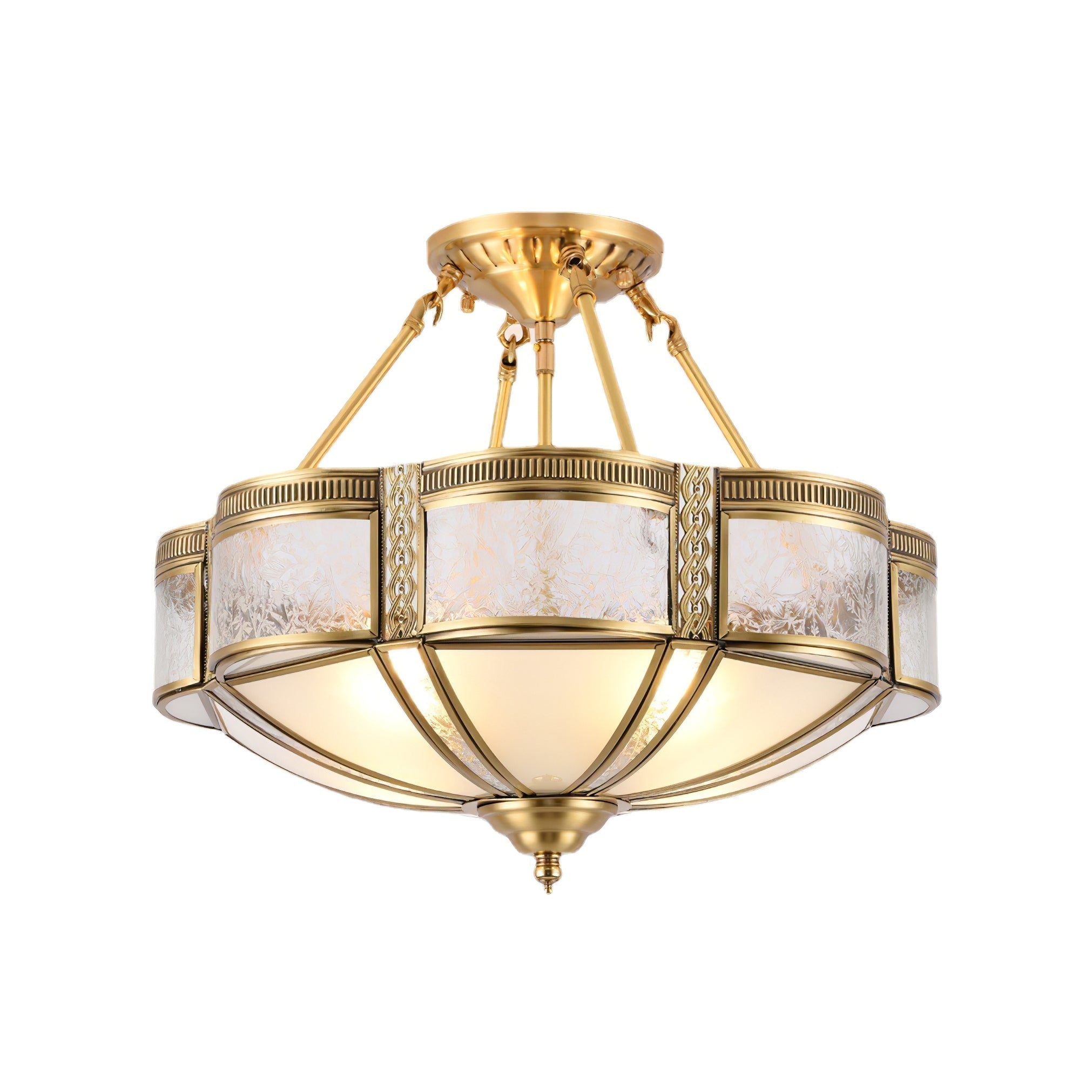 Floral Brass Ceiling Lamp - Blowlighting