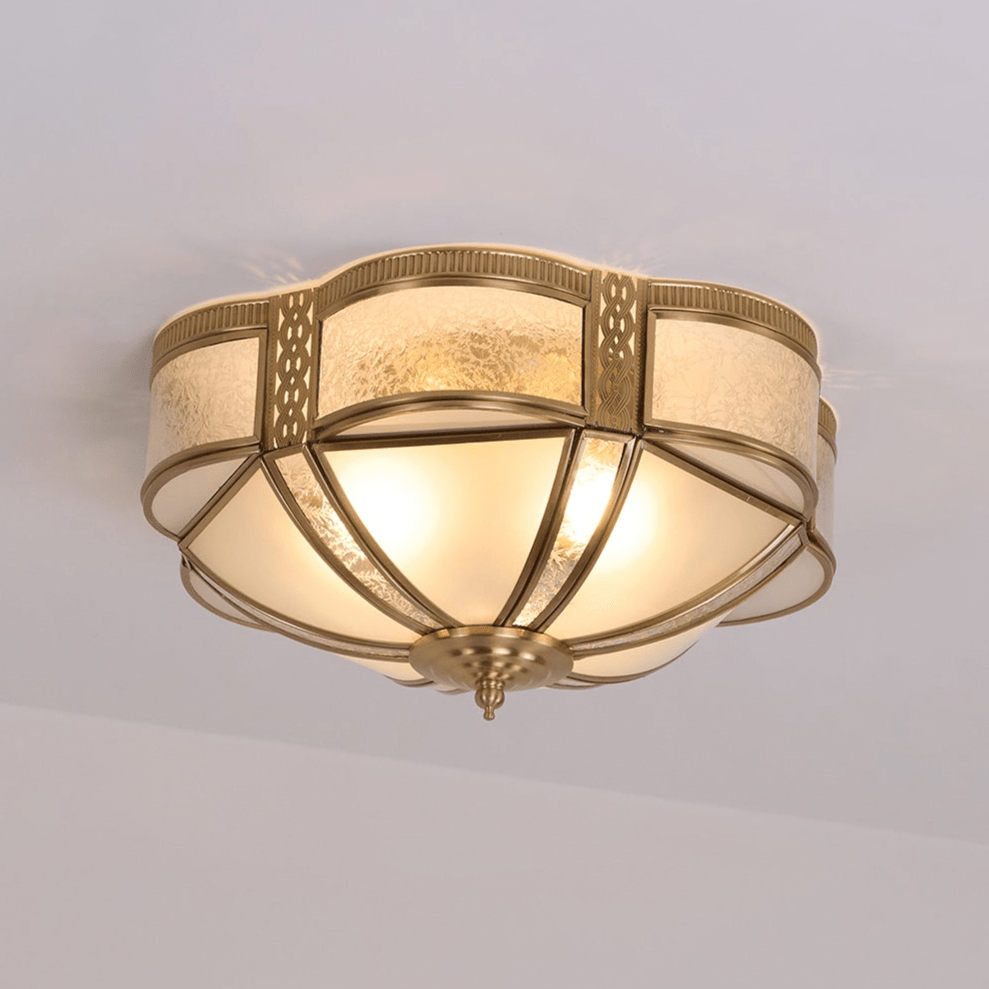 Floral Brass Ceiling Lamp - Blowlighting