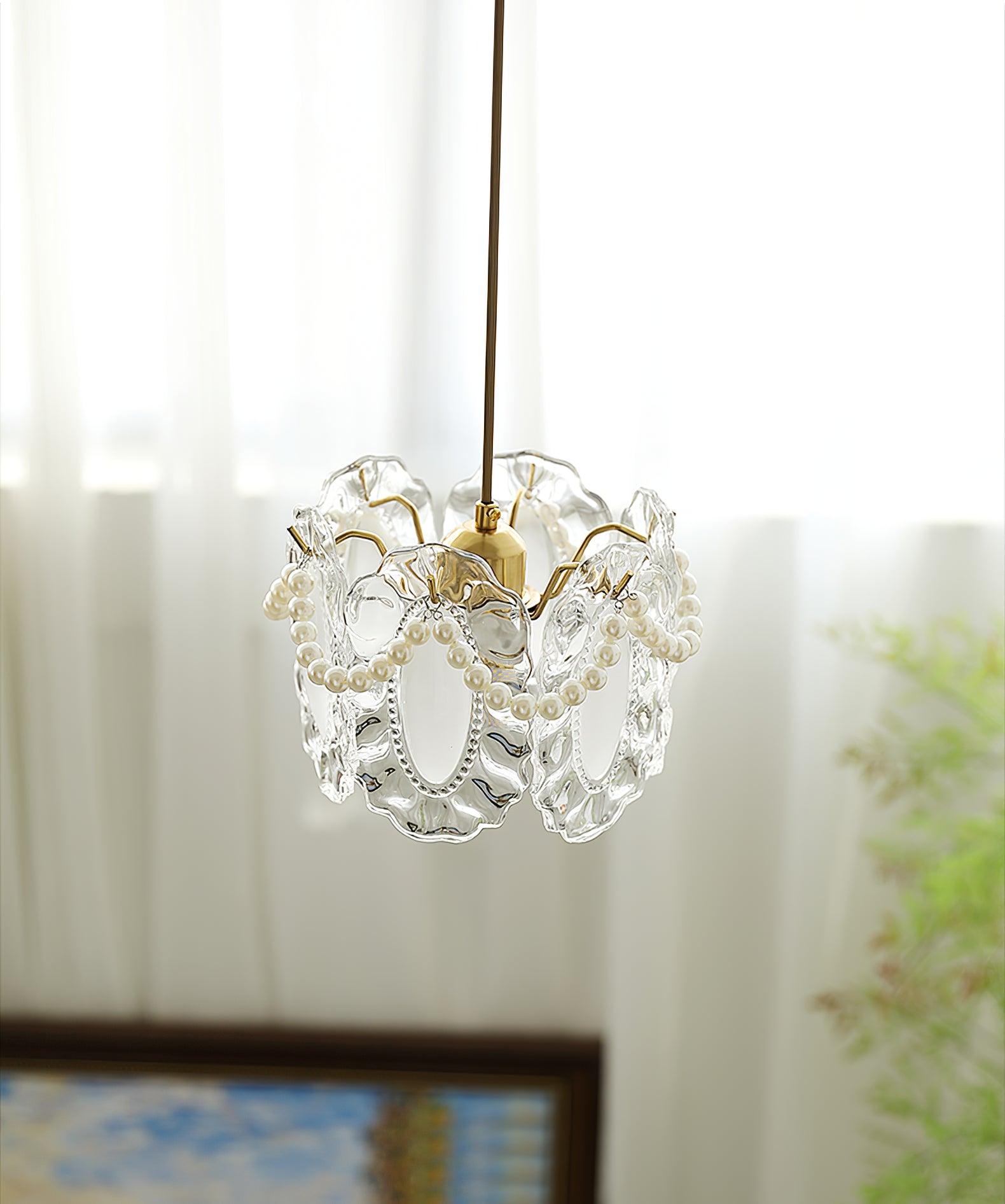 Floral Glass Pendant Lamp - Blowlighting