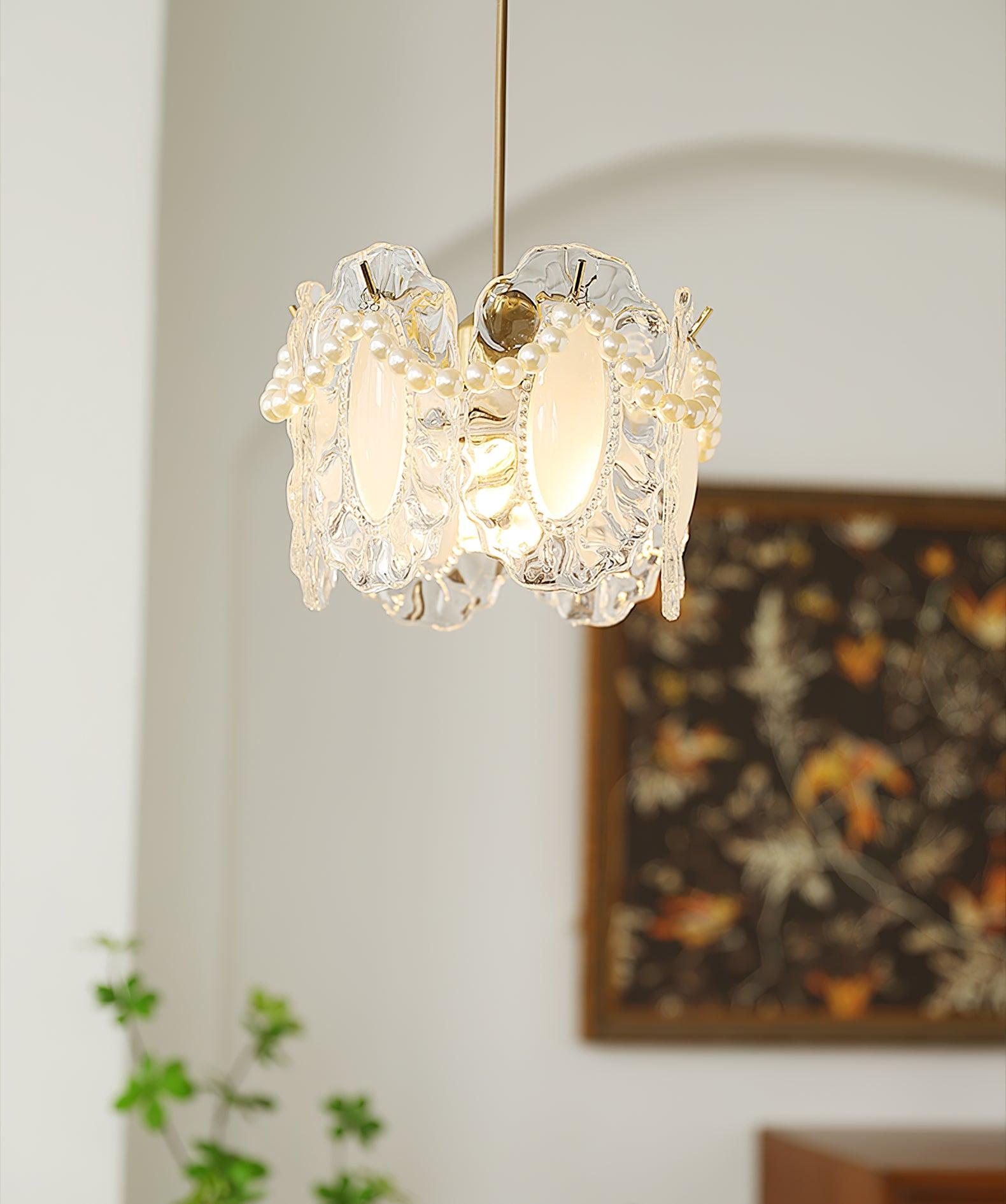 Floral Glass Pendant Lamp - Blowlighting