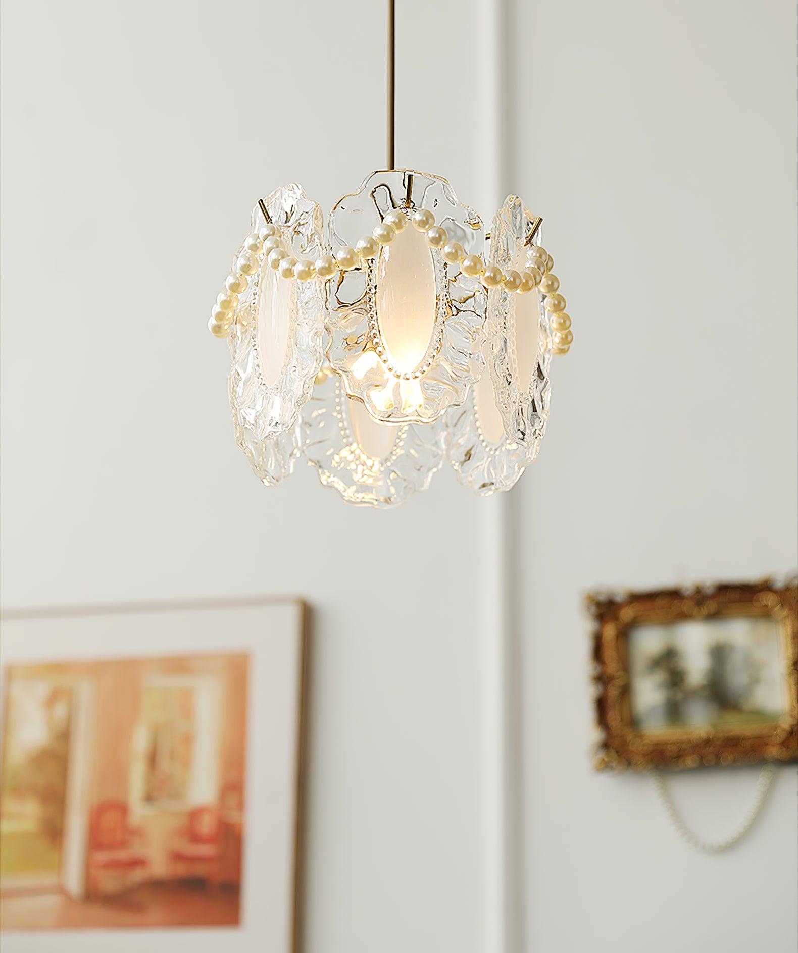 Floral Glass Pendant Lamp - Blowlighting