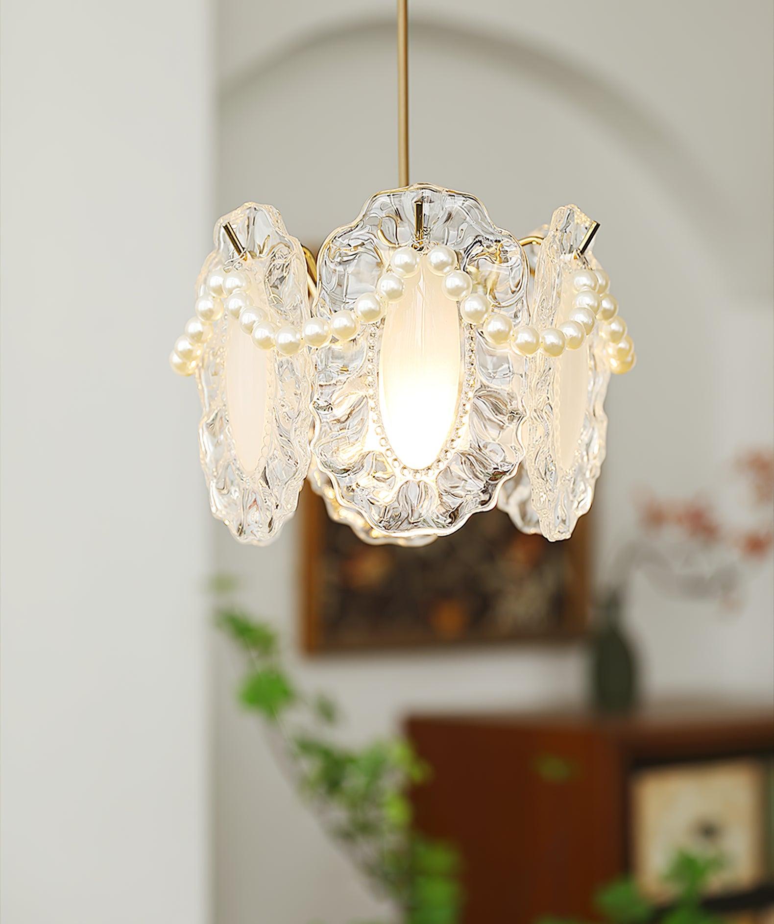 Floral Glass Pendant Lamp - Blowlighting