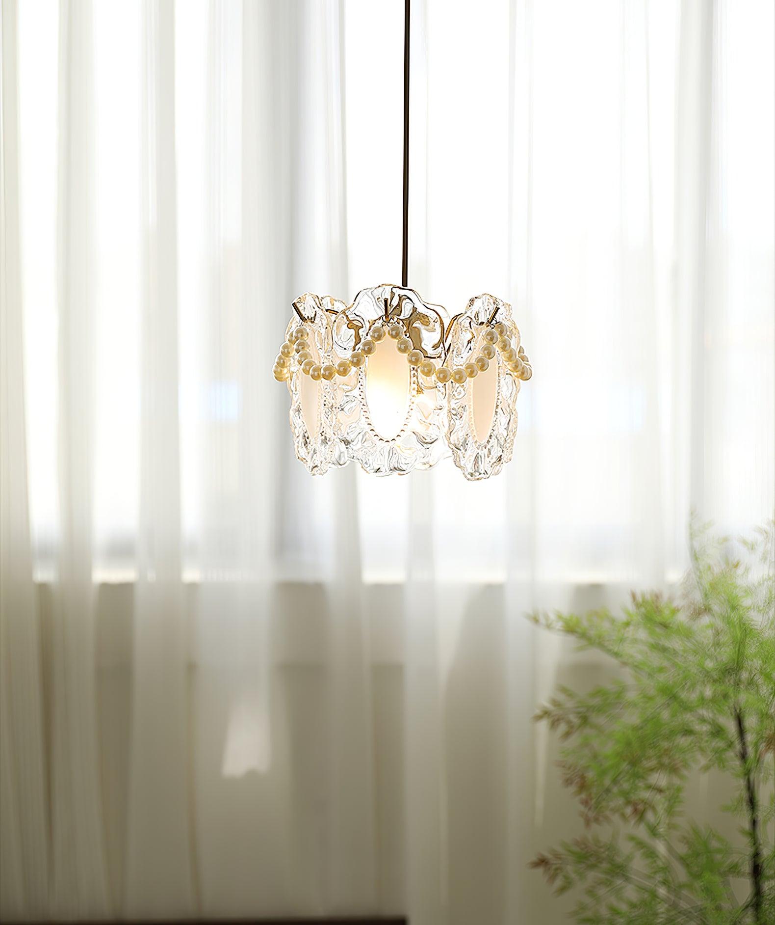 Floral Glass Pendant Lamp - Blowlighting