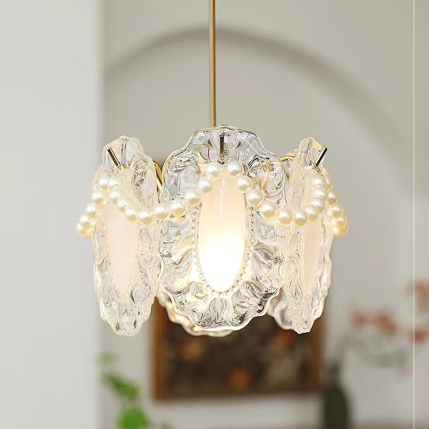 Floral Glass Pendant Lamp - Blowlighting