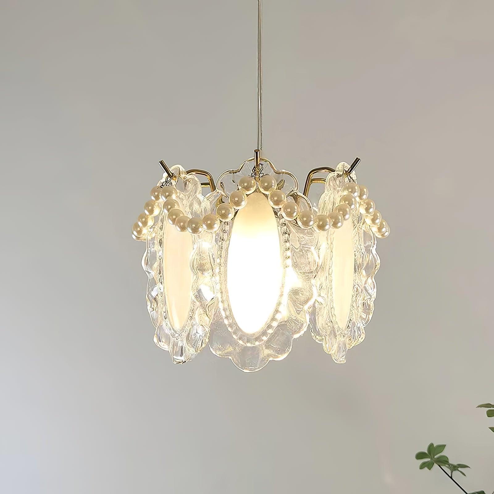 Floral Glass Pendant Lamp - Blowlighting
