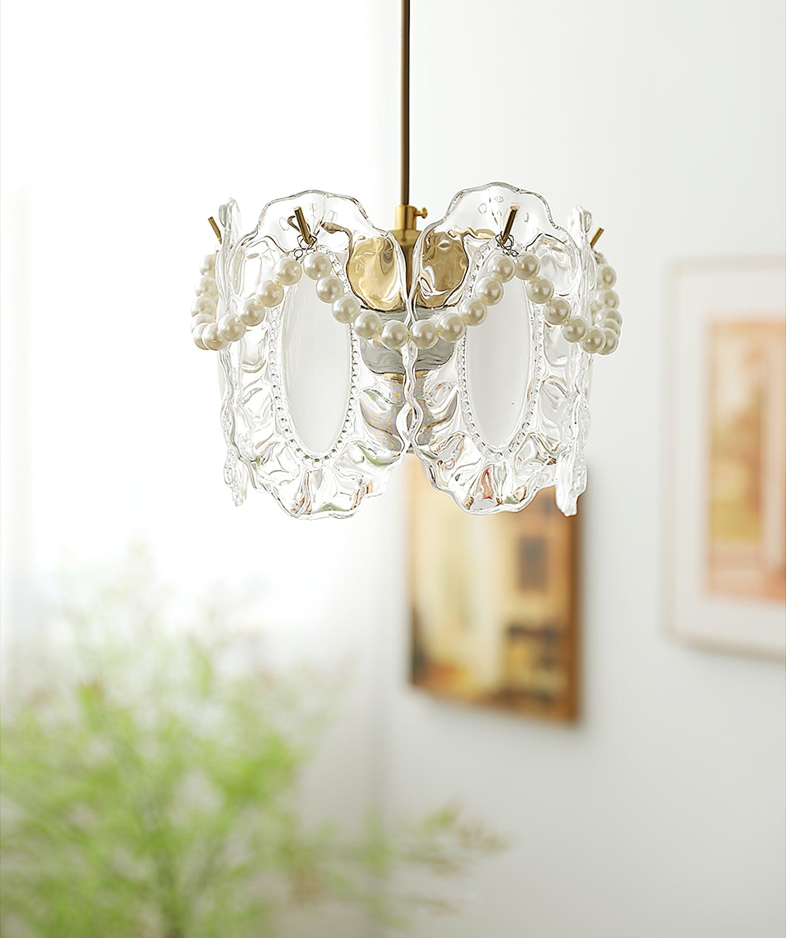 Floral Glass Pendant Lamp - Blowlighting