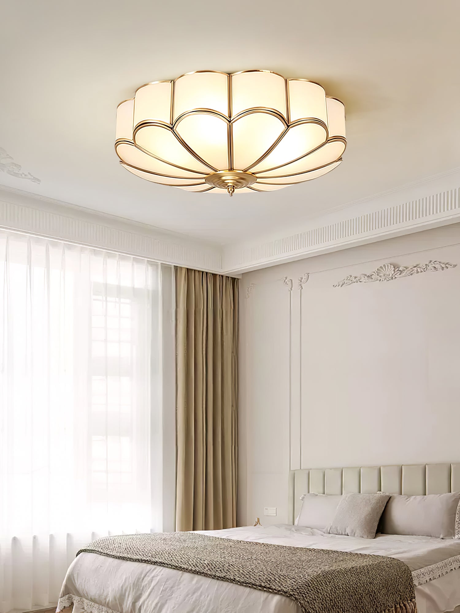 Flower Shape Glass Recessed Ceiling Light - Blowlighting