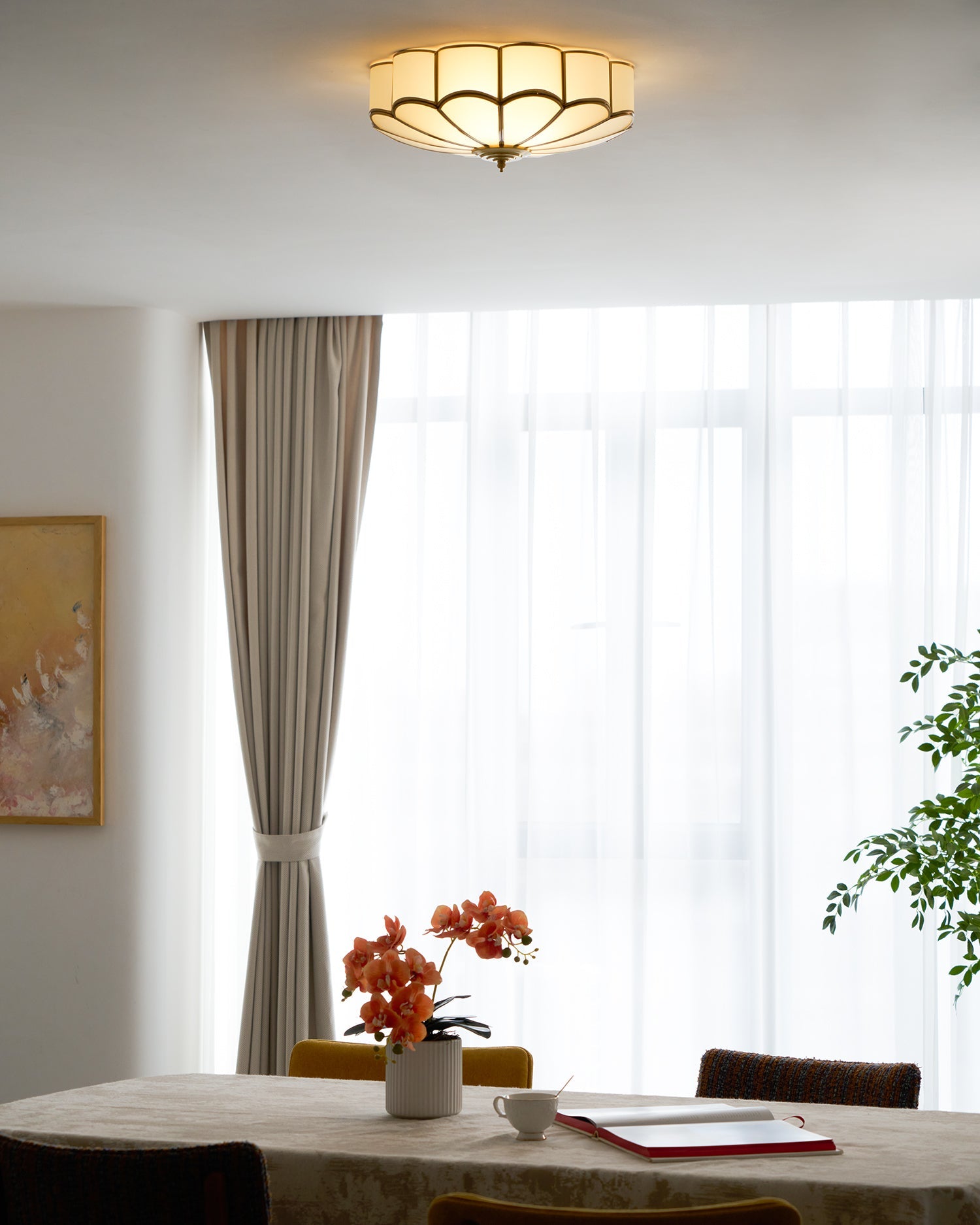 Flower Shape Glass Recessed Ceiling Light - Blowlighting