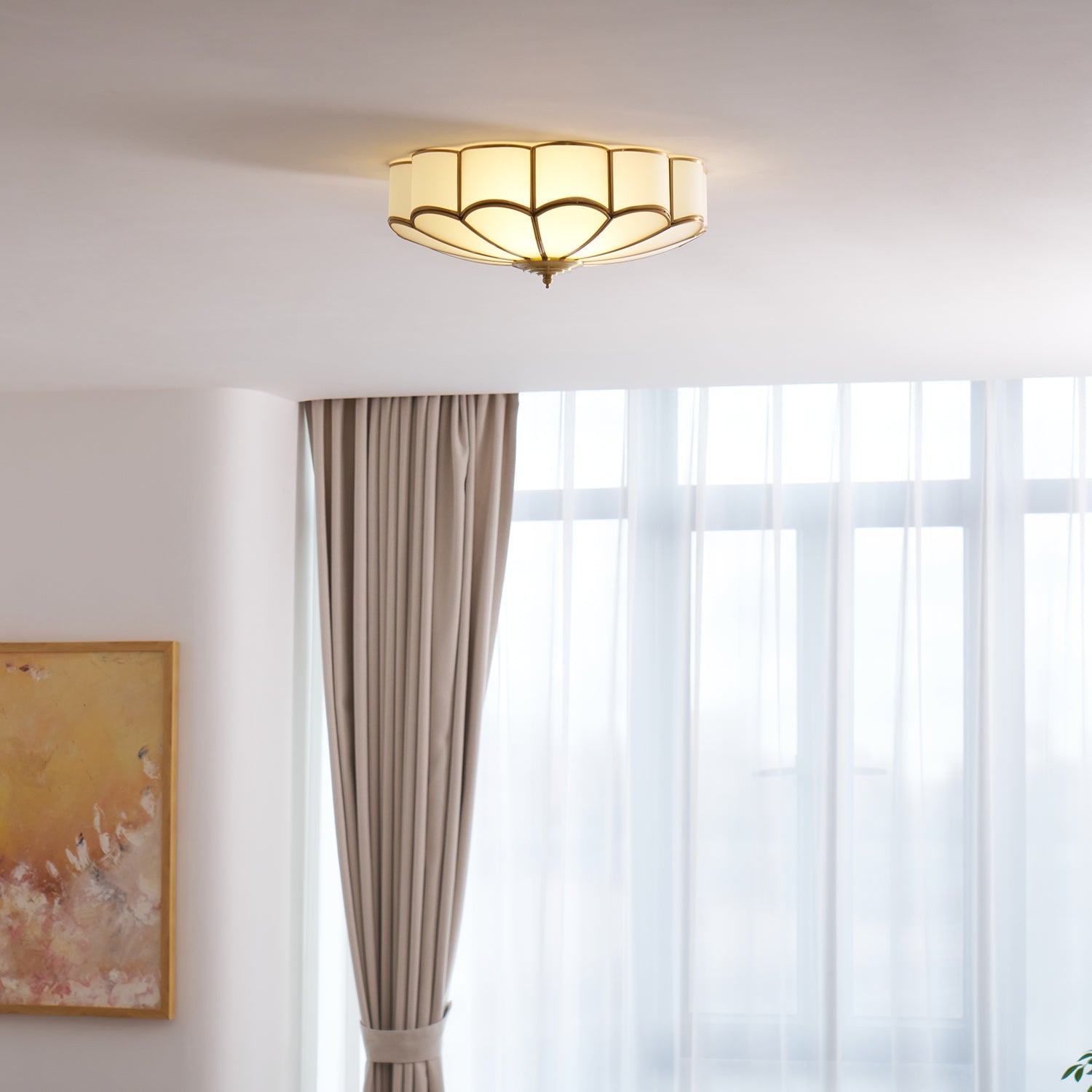 Flower Shape Glass Recessed Ceiling Light - Blowlighting