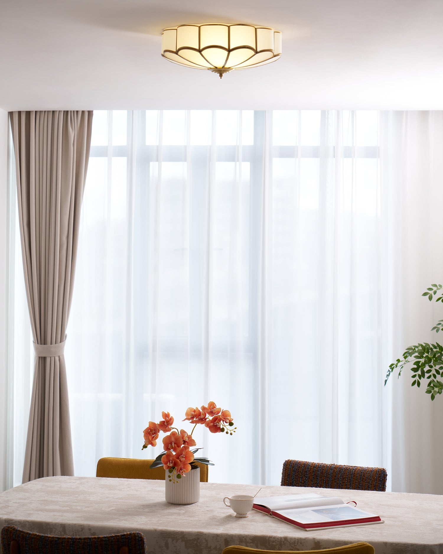 Flower Shape Glass Recessed Ceiling Light - Blowlighting