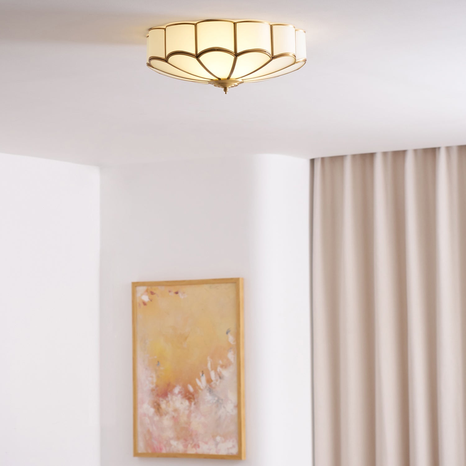 Flower Shape Glass Recessed Ceiling Light - Blowlighting