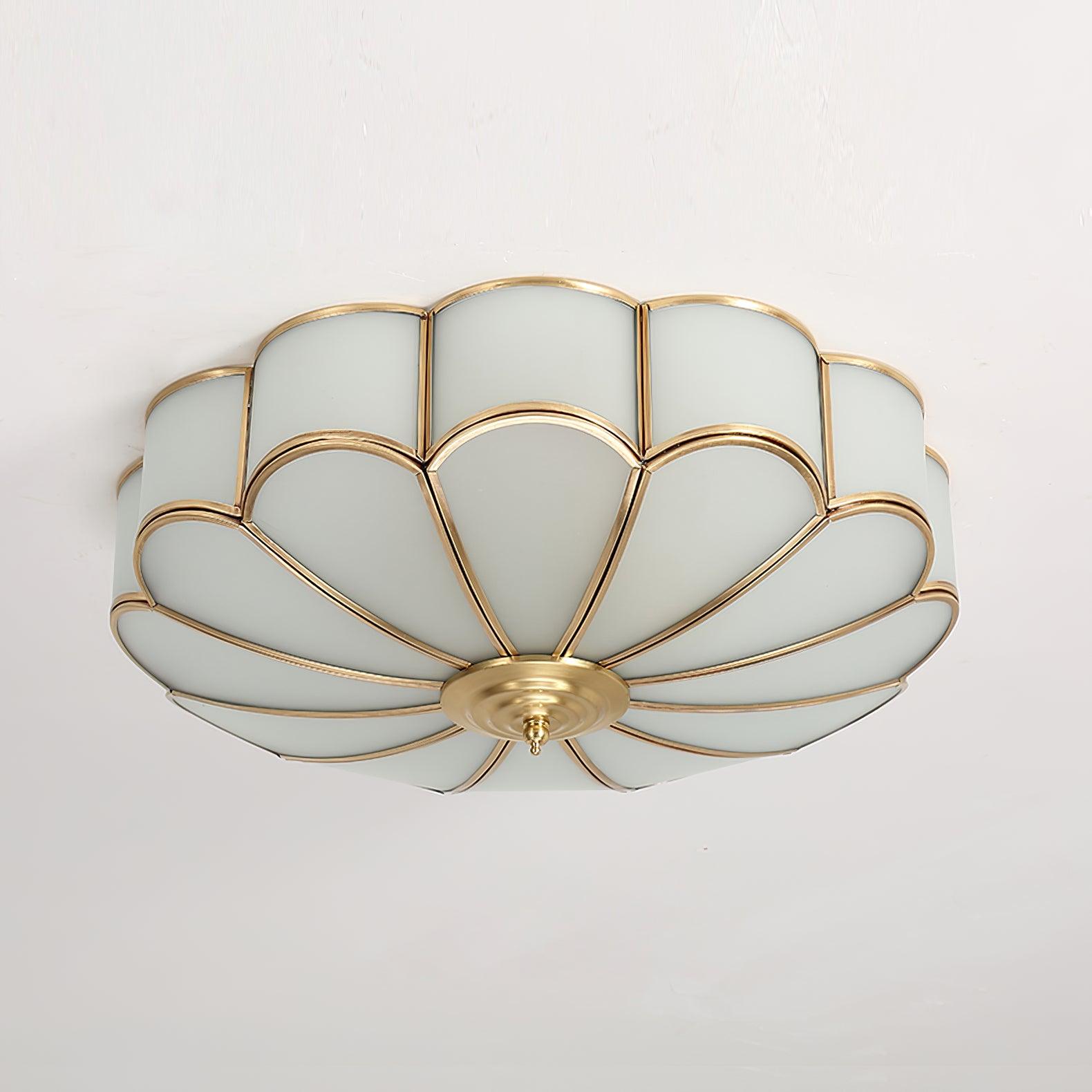 Flower Shape Glass Recessed Ceiling Light - Blowlighting