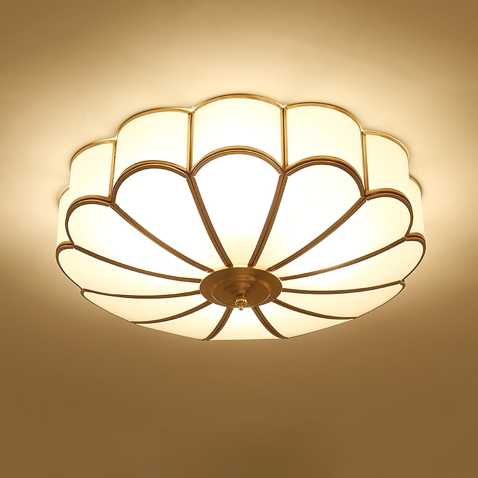 Flower Shape Glass Recessed Ceiling Light - Blowlighting