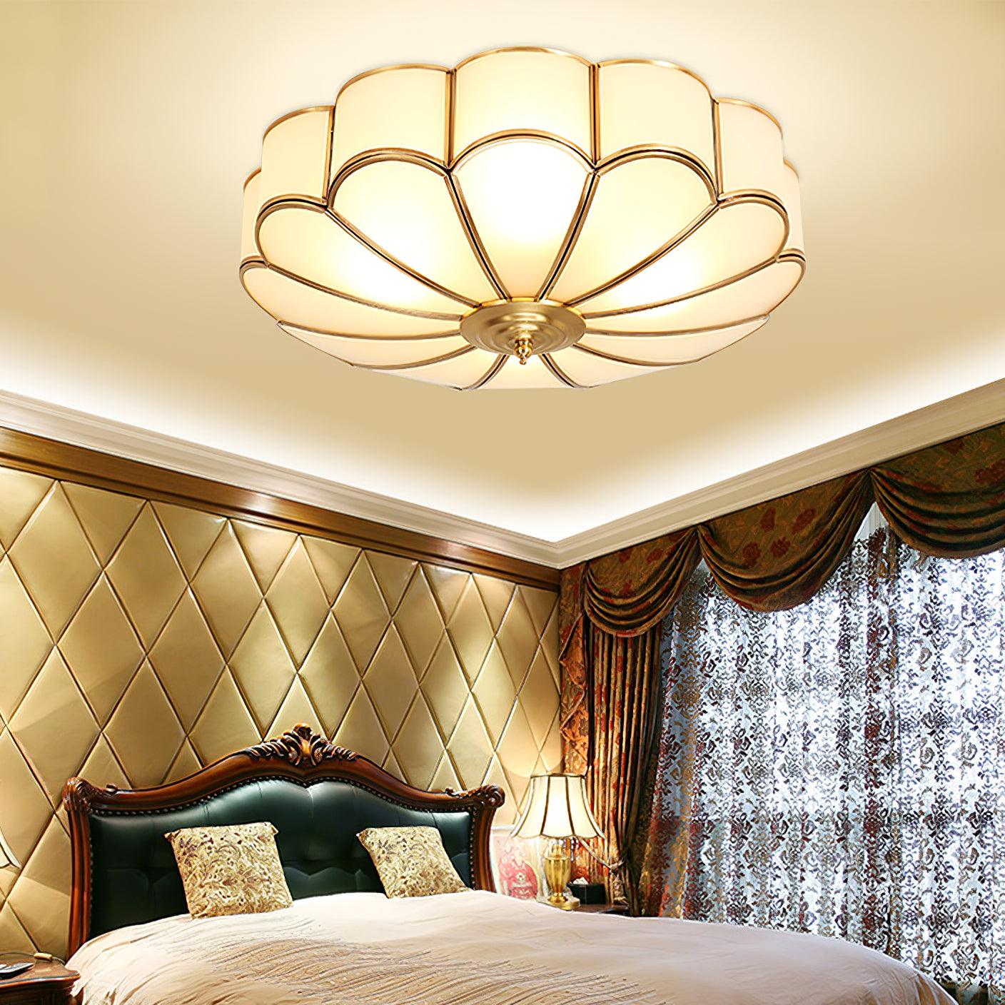 Flower Shape Glass Recessed Ceiling Light - Blowlighting