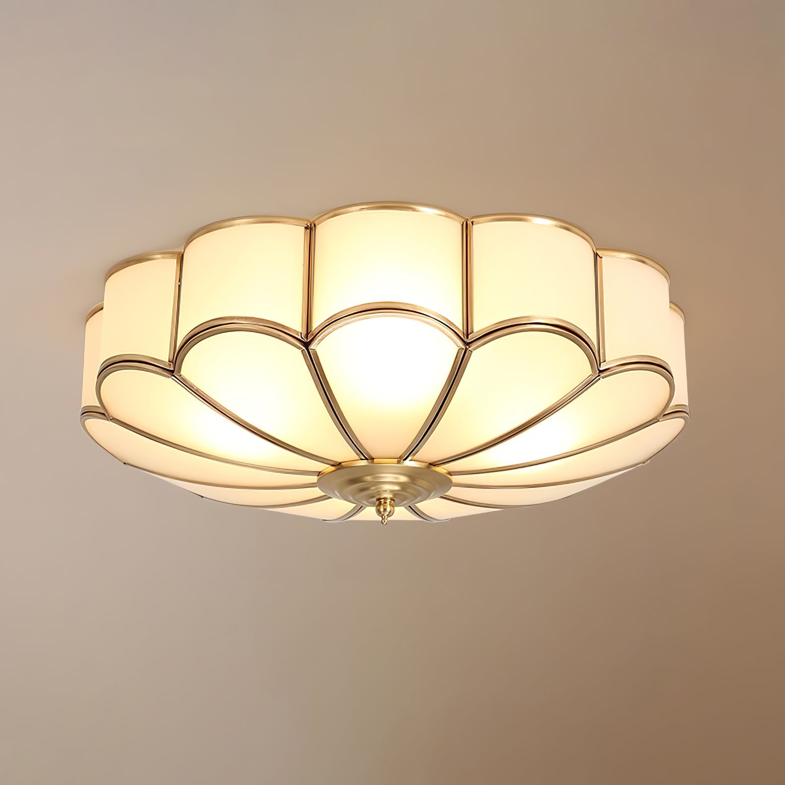 Flower Shape Glass Recessed Ceiling Light - Blowlighting