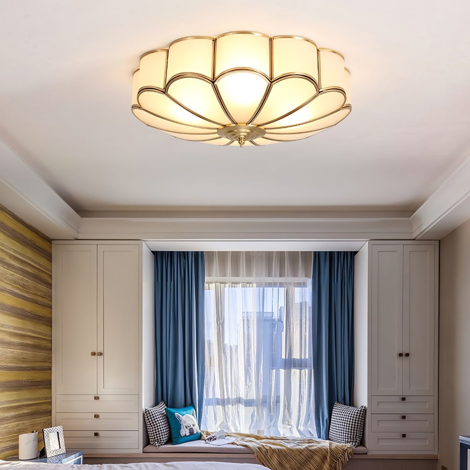 Flower Shape Glass Recessed Ceiling Light - Blowlighting