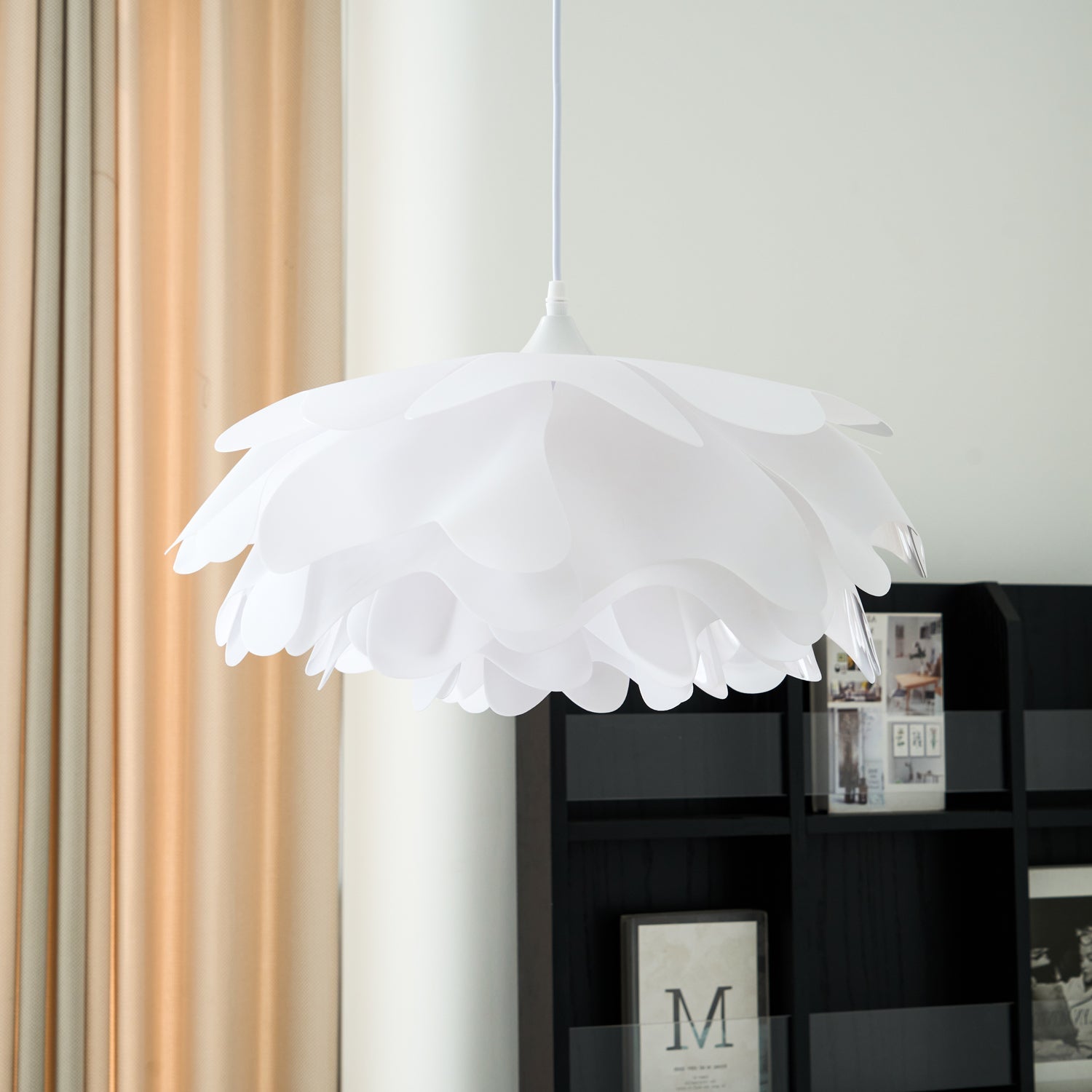 Flower Shaped White Pendant Lamp - Blowlighting