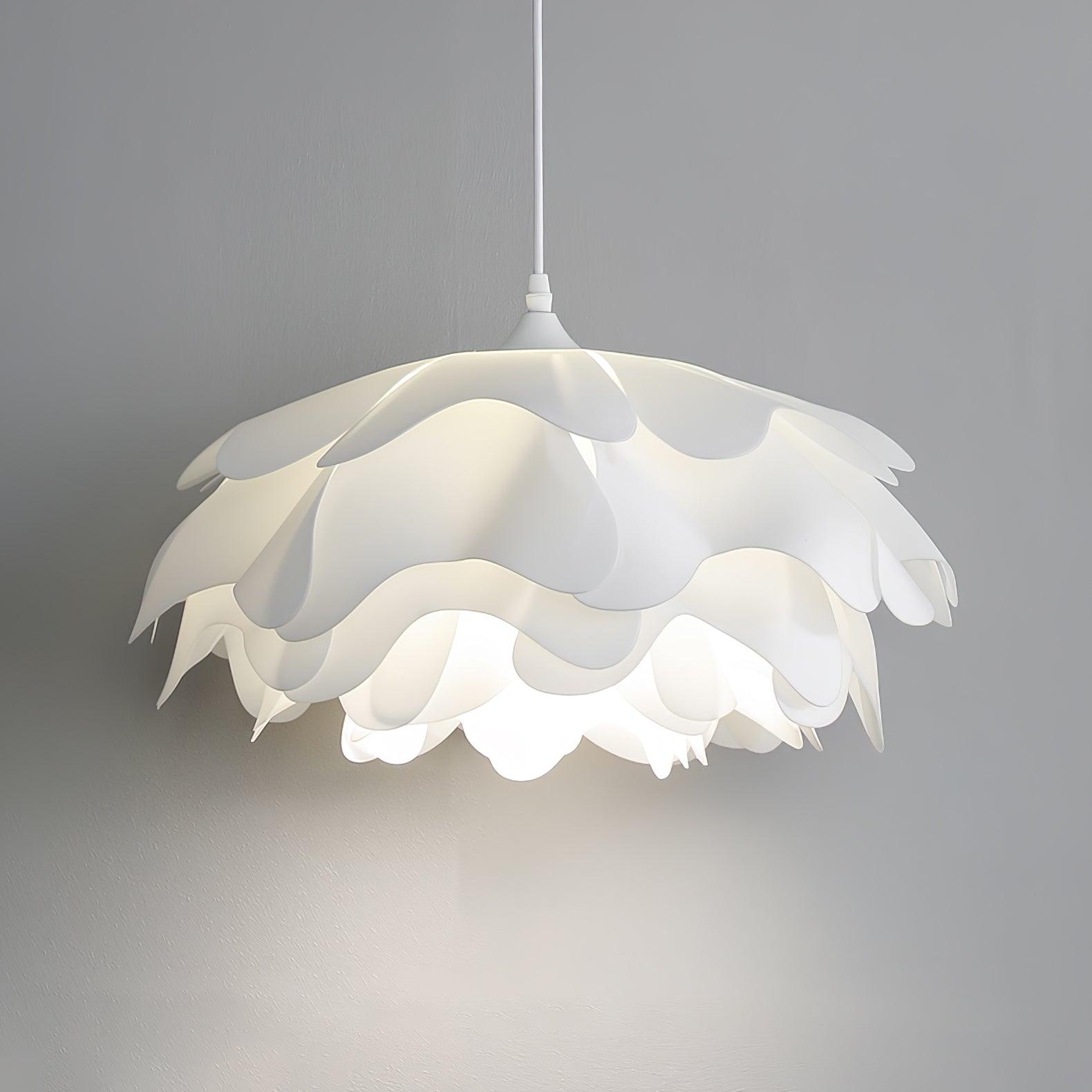 Flower Shaped White Pendant Lamp - Blowlighting