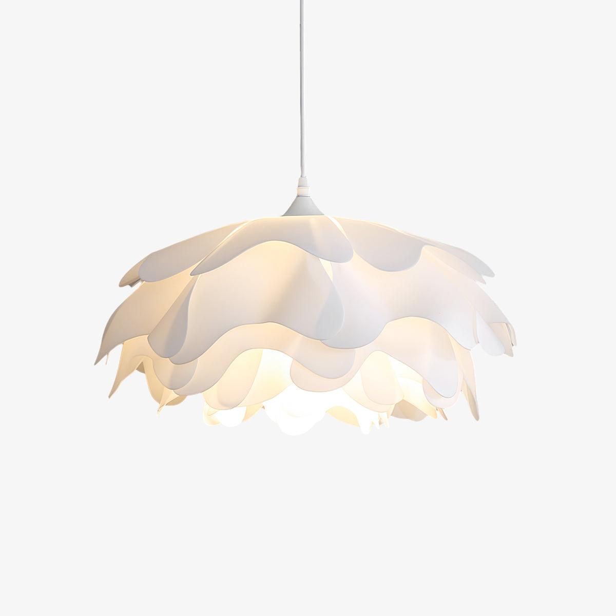 Flower Shaped White Pendant Lamp - Blowlighting