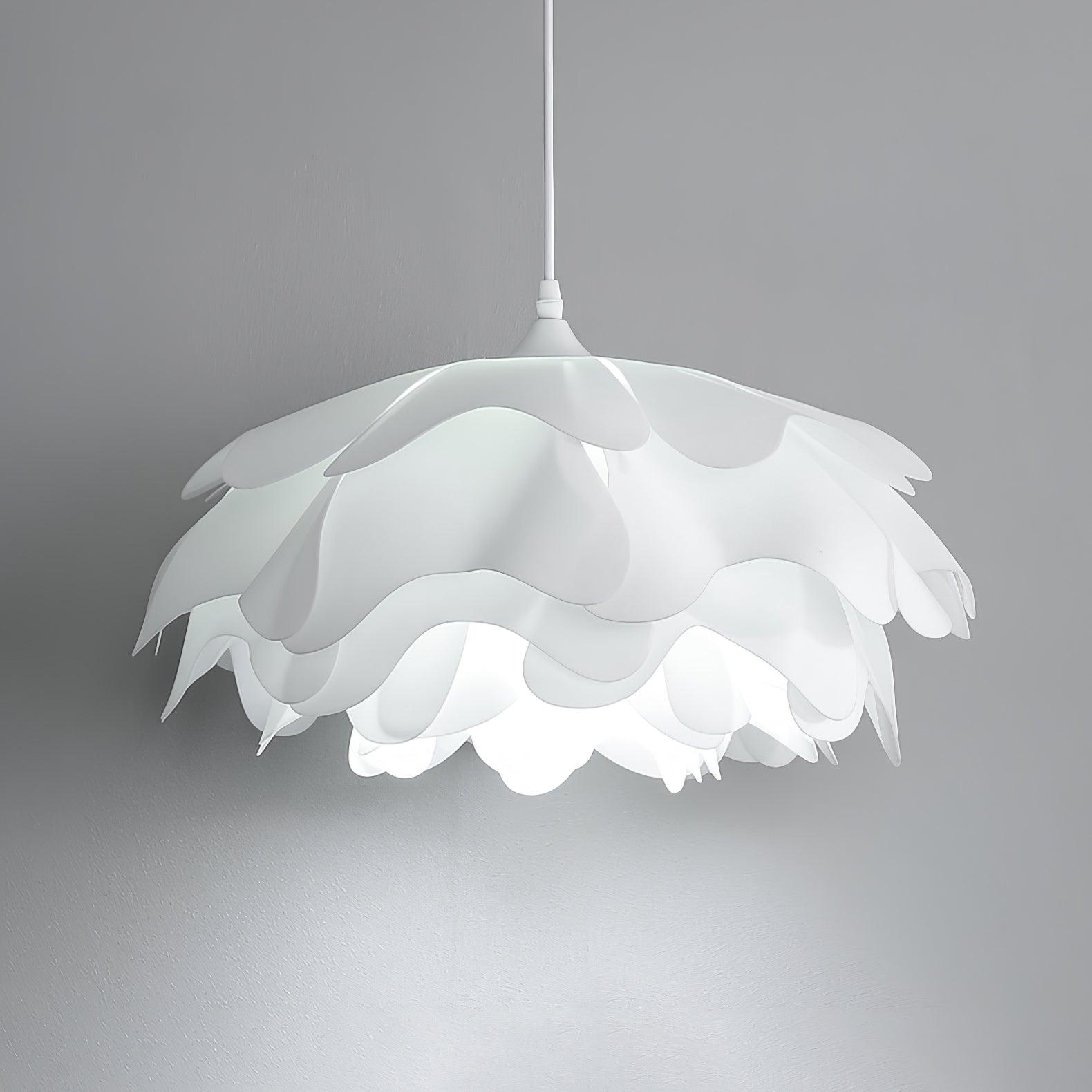 Flower Shaped White Pendant Lamp - Blowlighting