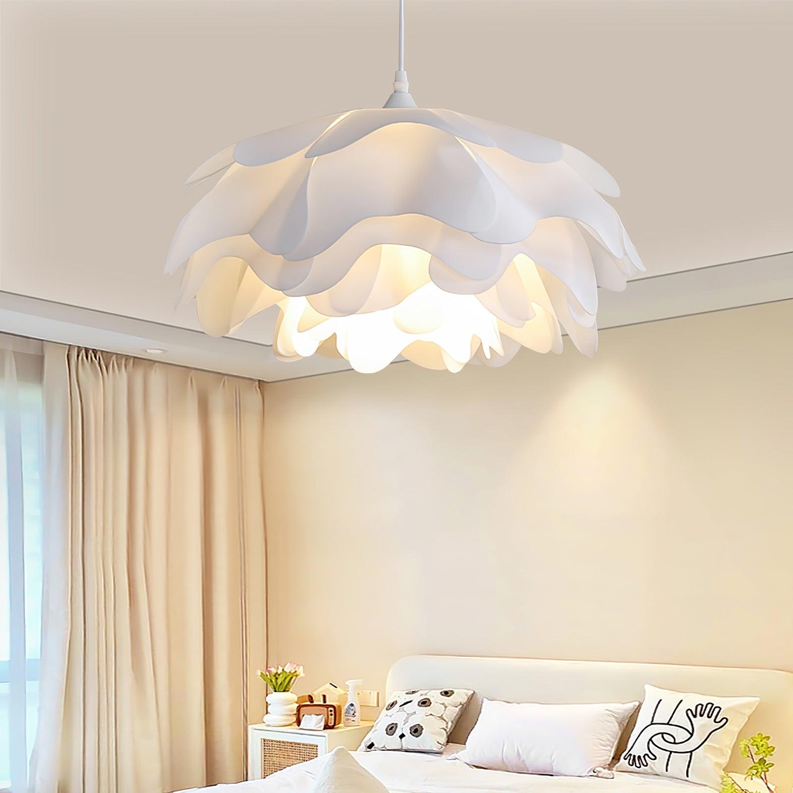 Flower Shaped White Pendant Lamp - Blowlighting