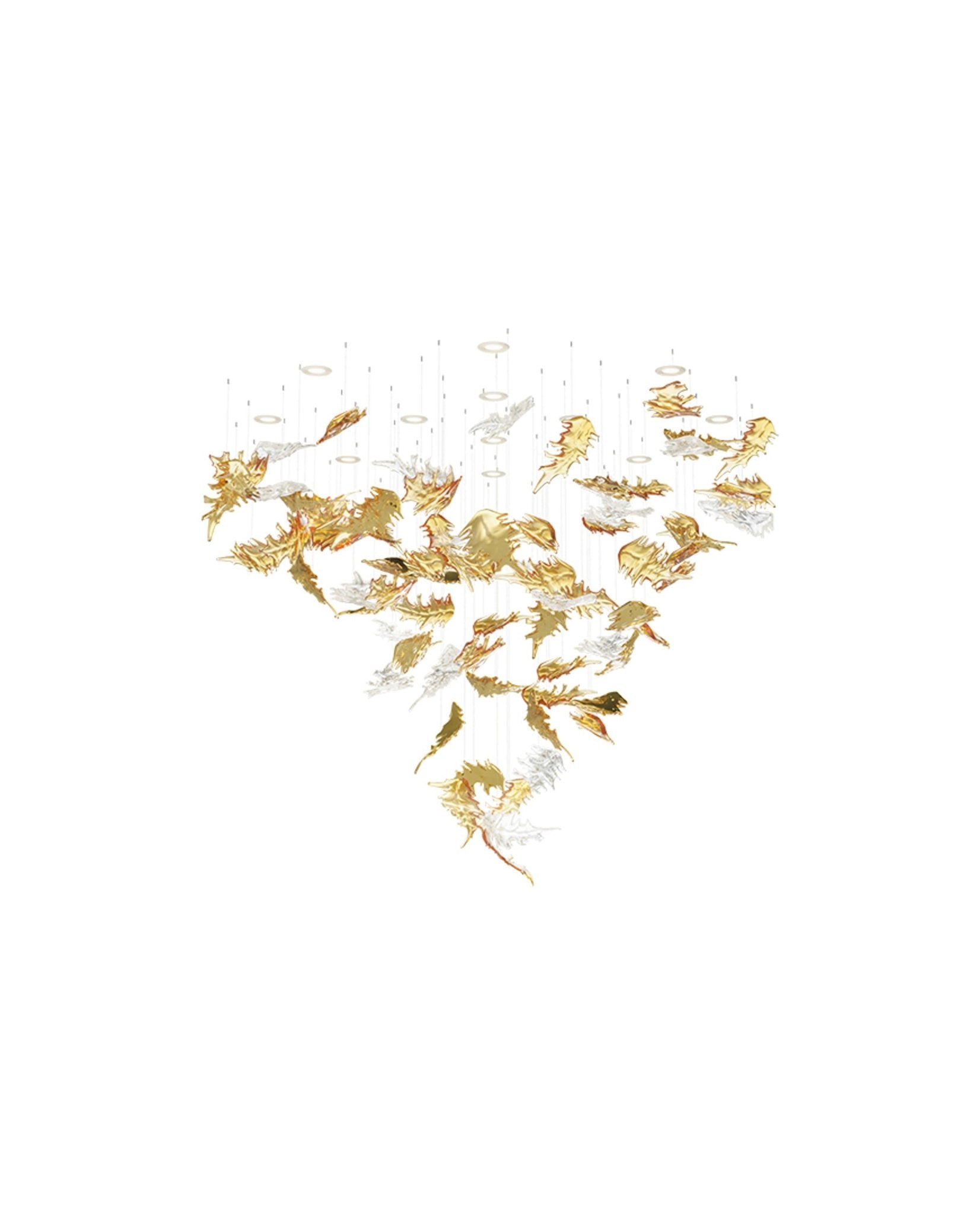 Cosolion Bird Glass Chandelier - Blowlighting