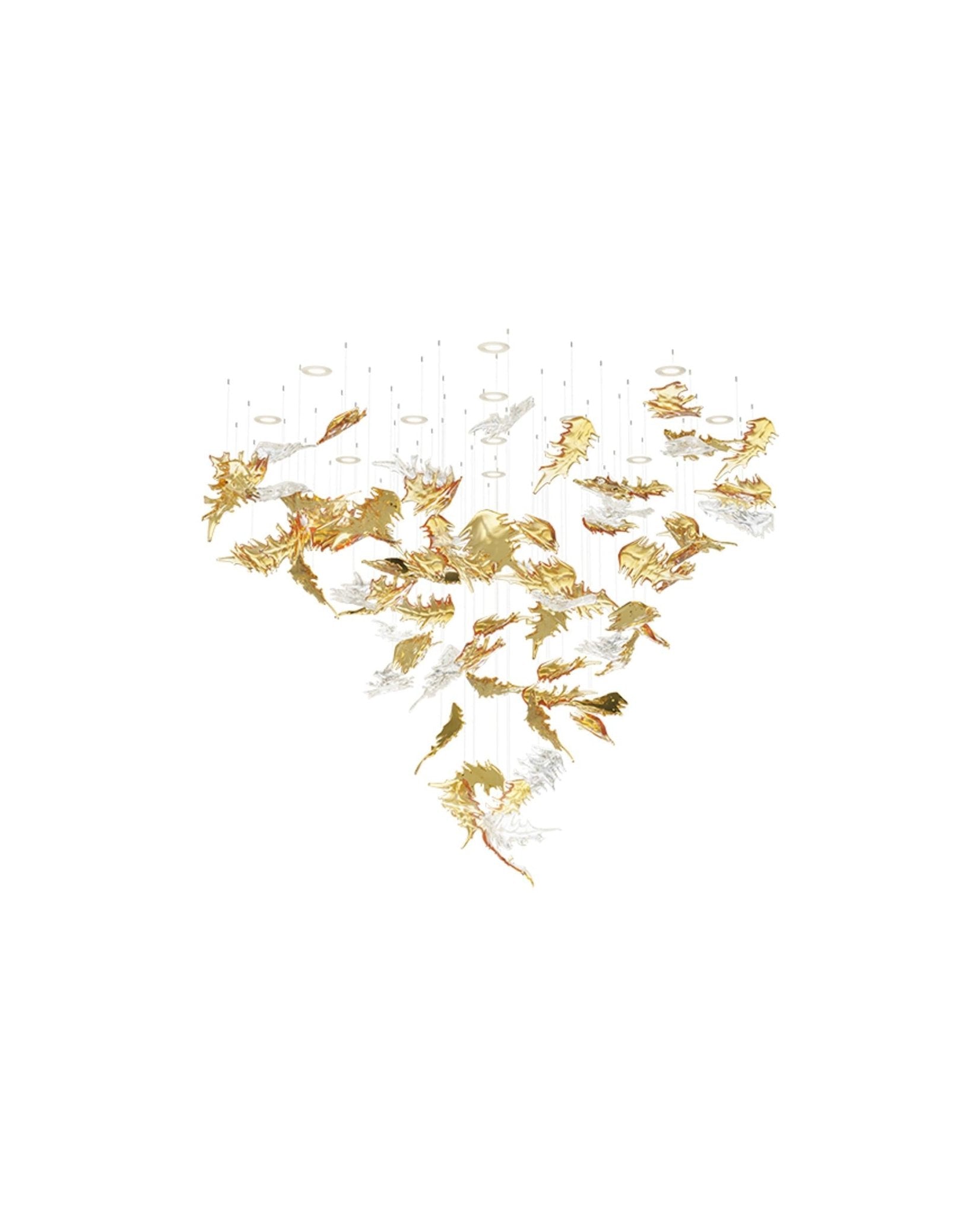 Cosolion Bird Glass Chandelier - Blowlighting