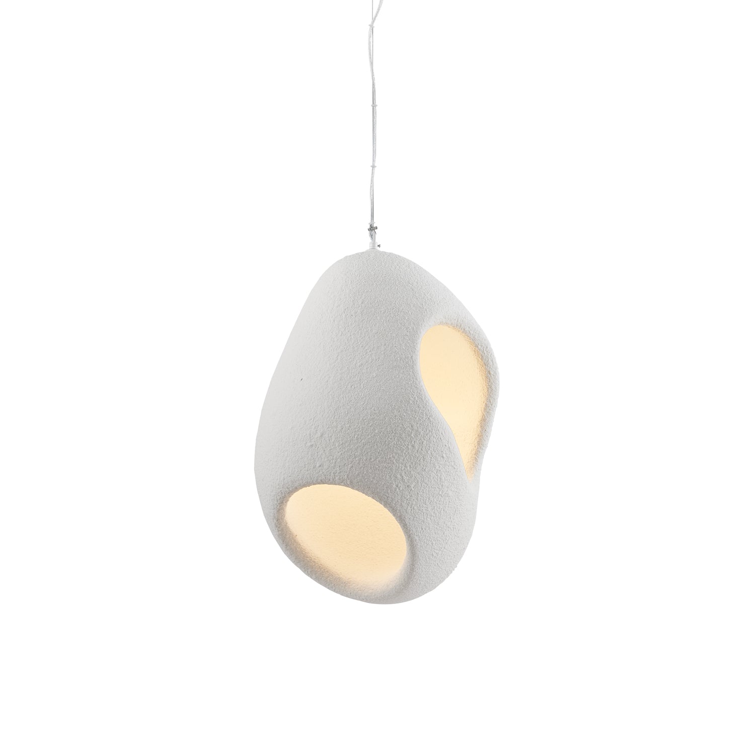 Zavelyra Textured Resin Pendant Light - Blowlighting