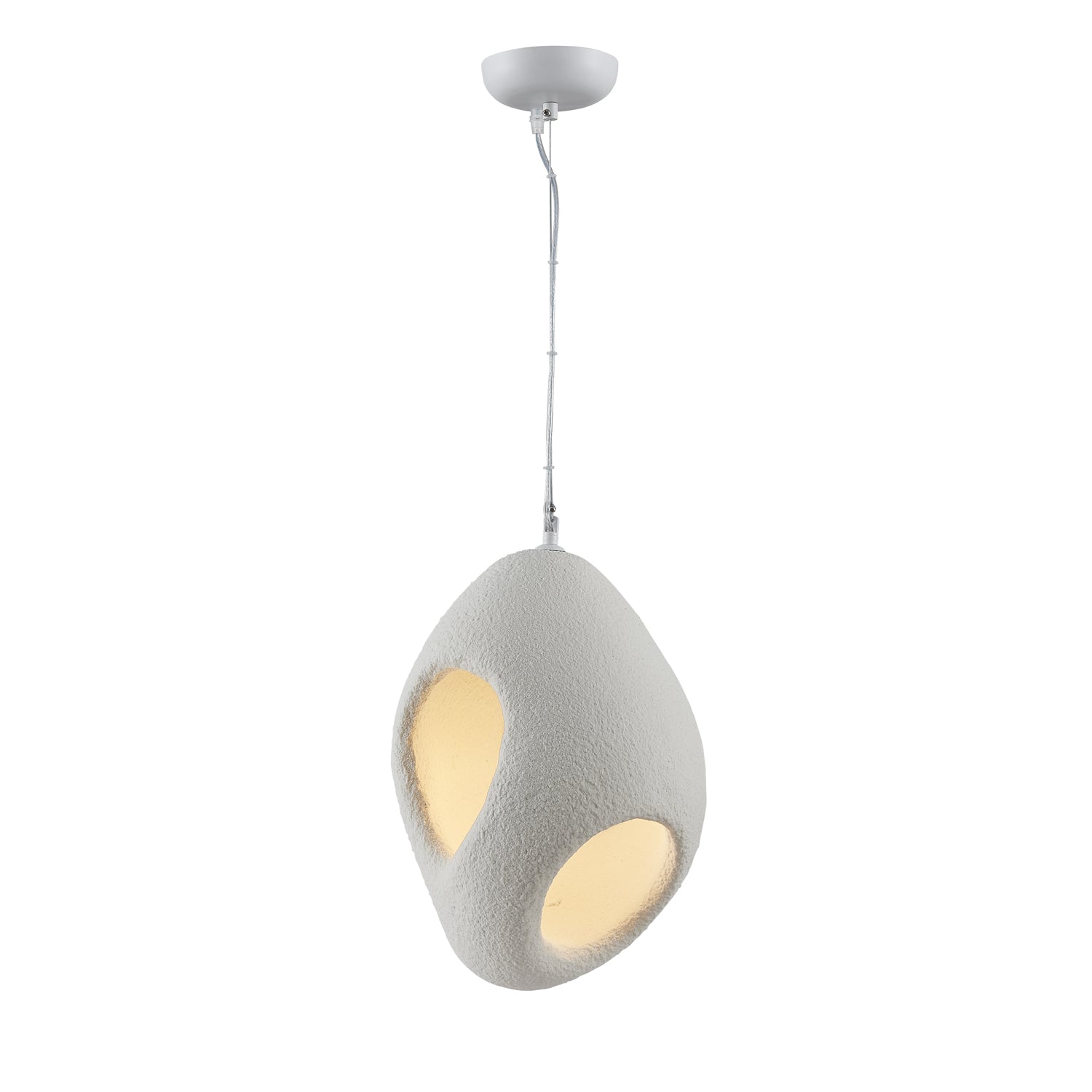 Zavelyra Textured Resin Pendant Light - Blowlighting