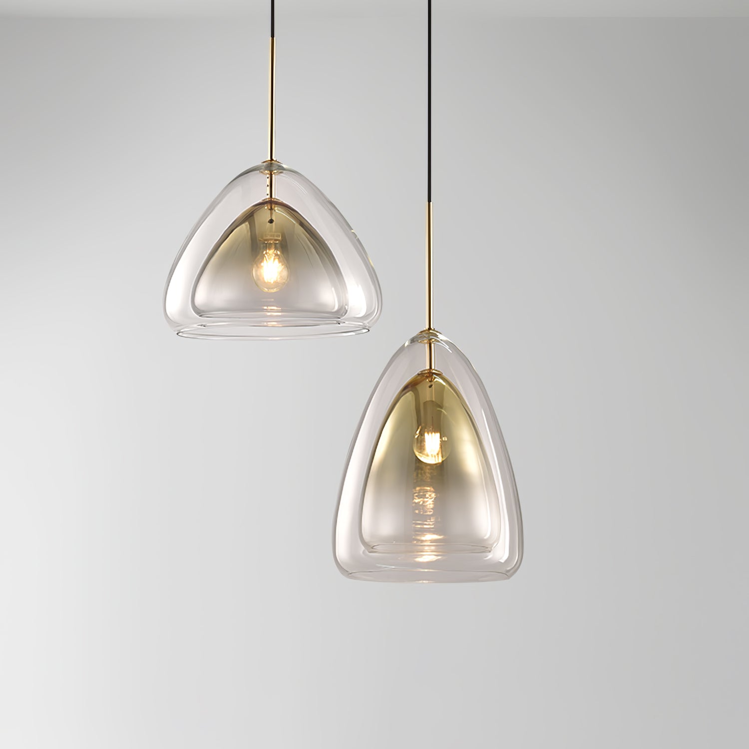 Futuristische Glass Pendant Light - Blowlighting