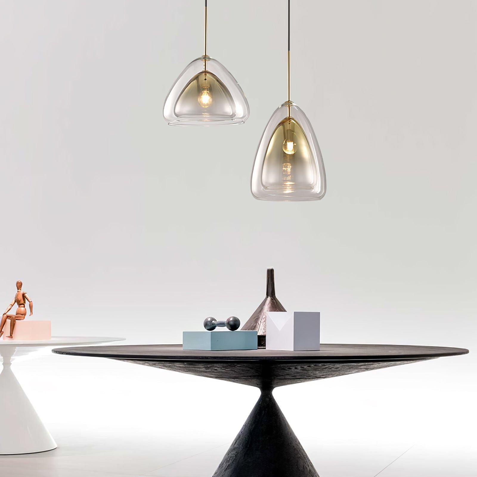 Futuristische Glass Pendant Light - Blowlighting