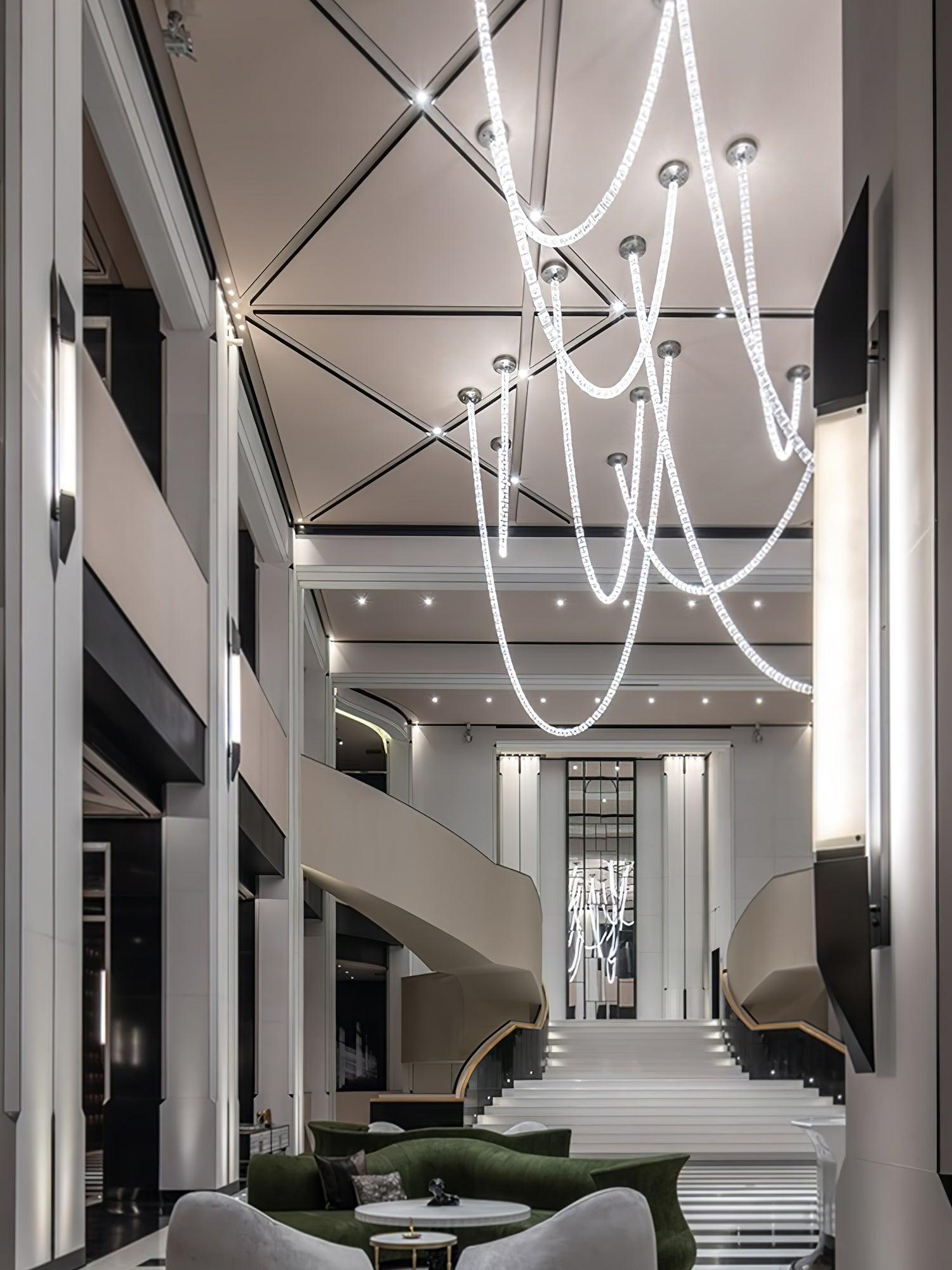 Zemirisra Modern Acrylic Chandelier - Blowlighting