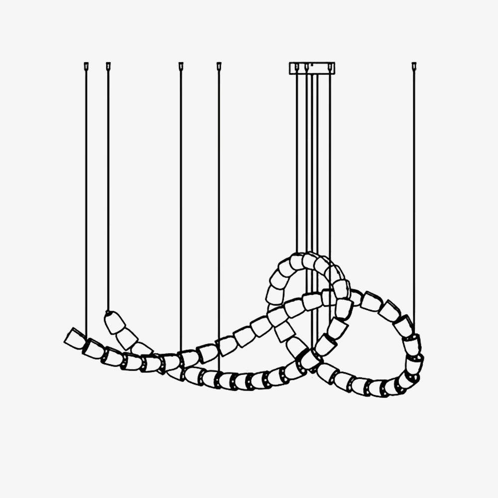 Aurvelis Modern LED Chandelier - Blowlighting