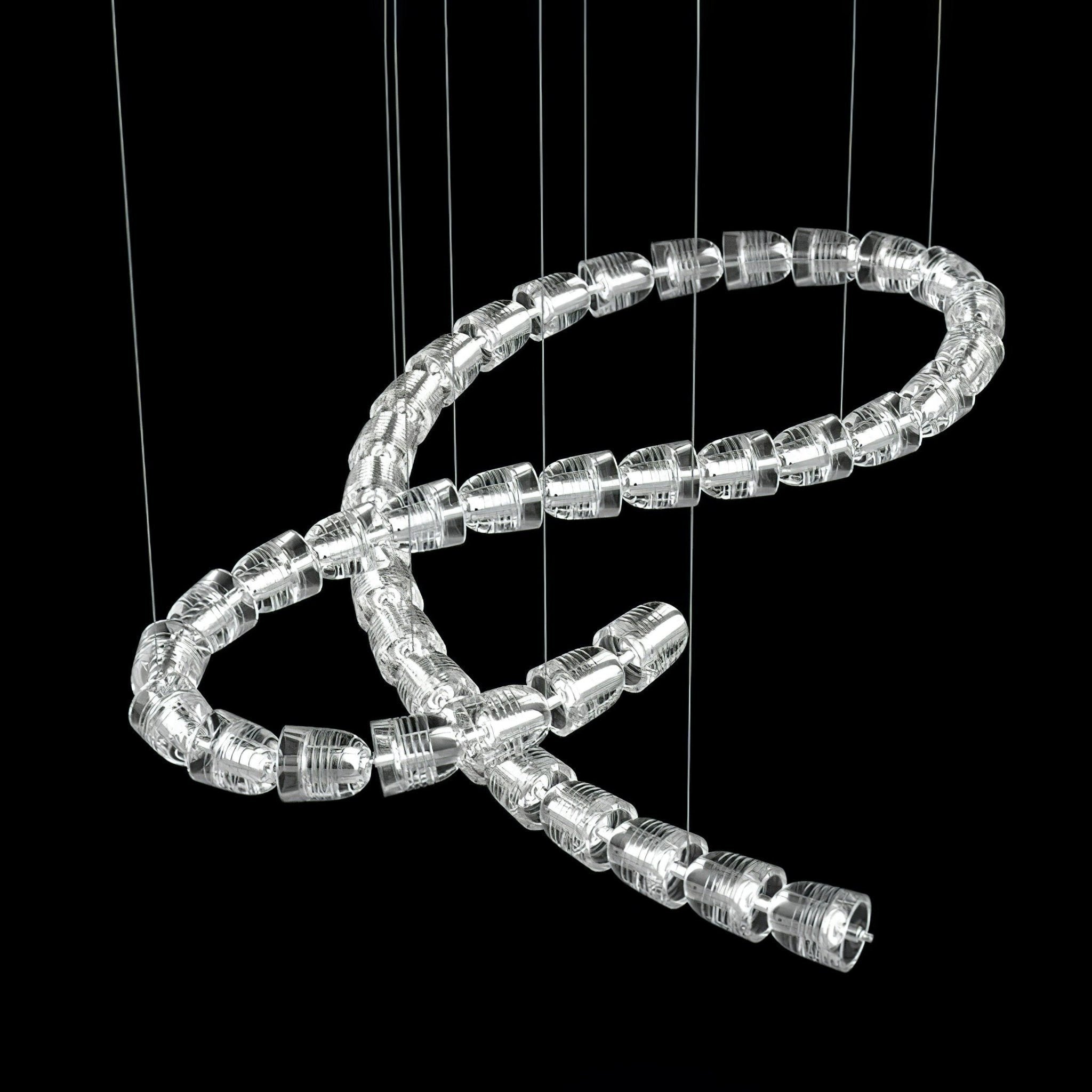 Zevenila Modern Acrylic Chandelier - Blowlighting