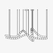 Zevenila Modern Acrylic Chandelier - Blowlighting