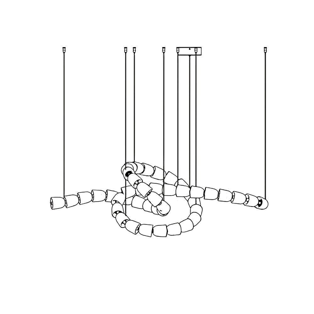 Zemirisra Modern Acrylic Chandelier - Blowlighting