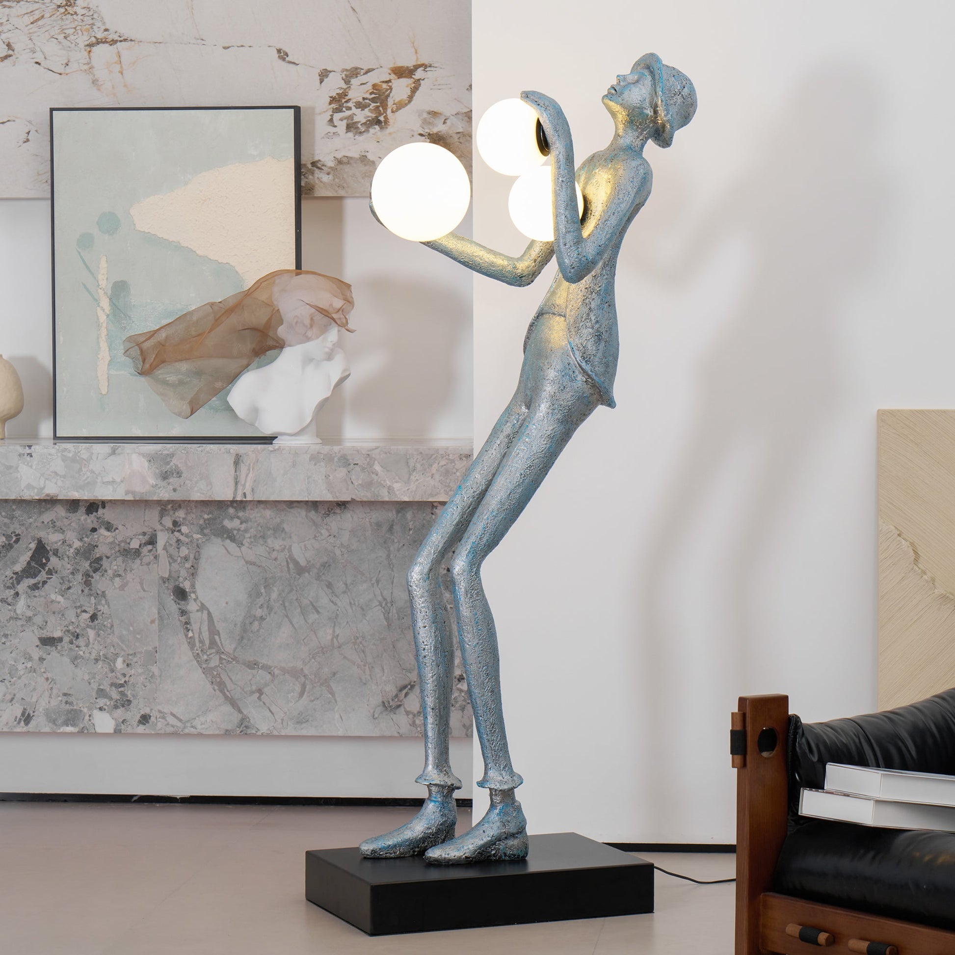 Evlirir Artistic Bronze Floor Lamp - Blowlighting