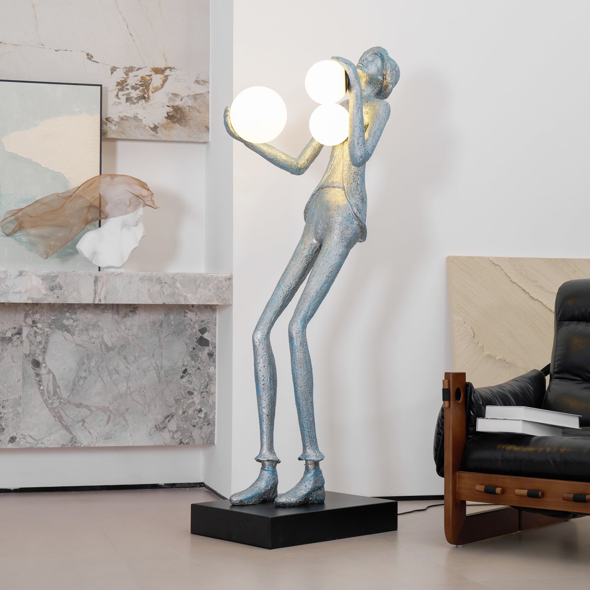 Evlirir Artistic Bronze Floor Lamp - Blowlighting