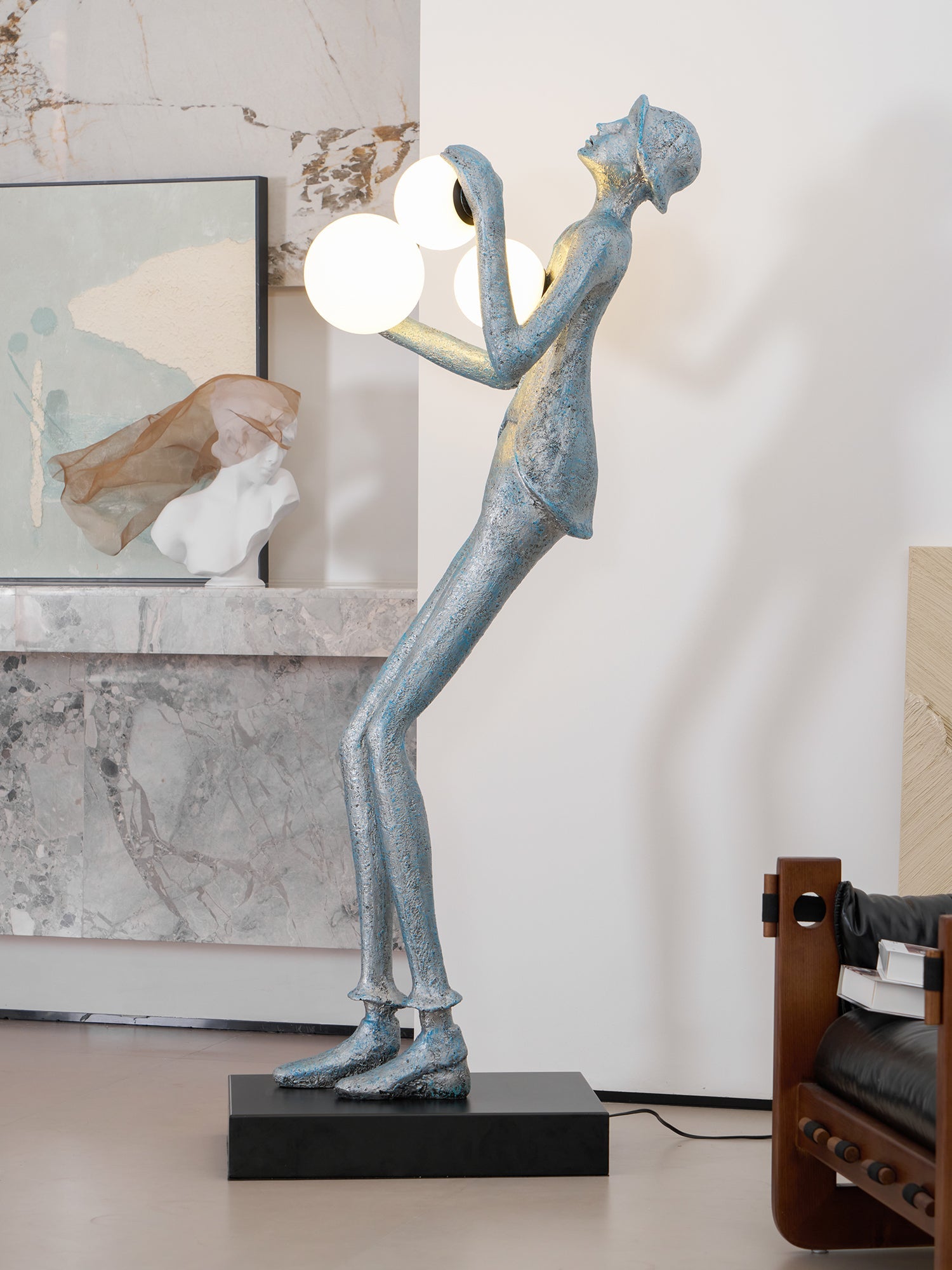 Evlirir Artistic Bronze Floor Lamp - Blowlighting