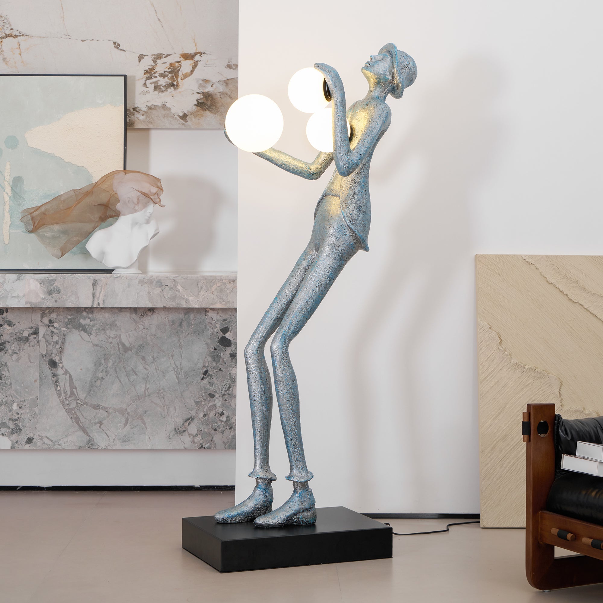 Evlirir Artistic Bronze Floor Lamp - Blowlighting