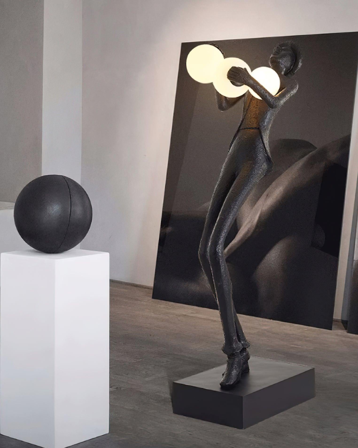 Evlirir Artistic Bronze Floor Lamp - Blowlighting
