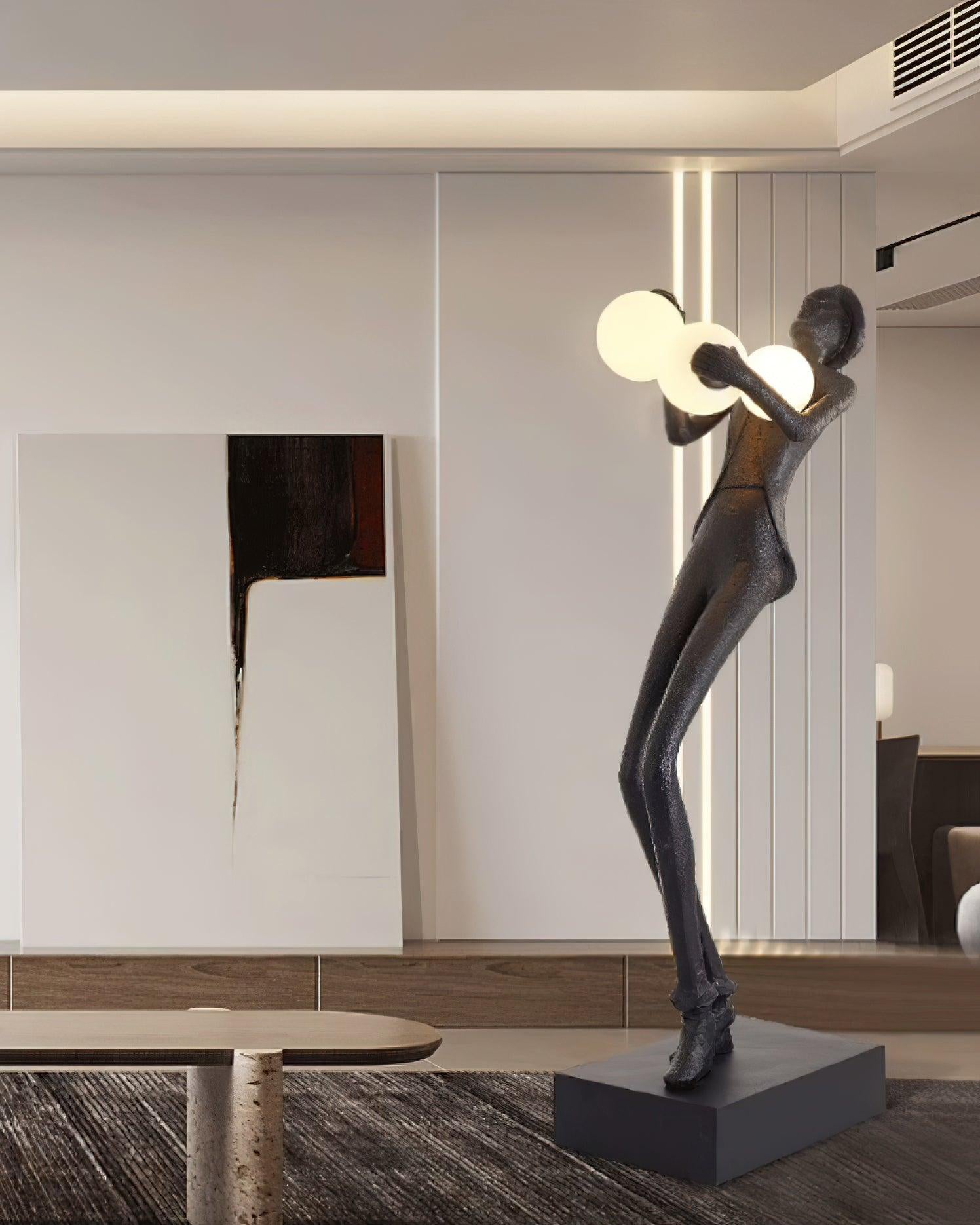 Evlirir Artistic Bronze Floor Lamp - Blowlighting
