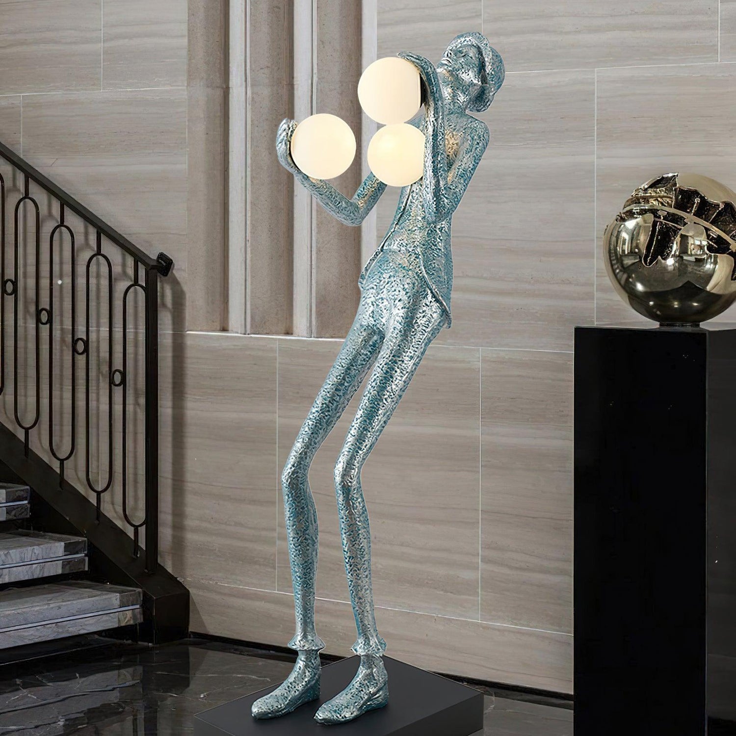 Evlirir Artistic Bronze Floor Lamp - Blowlighting