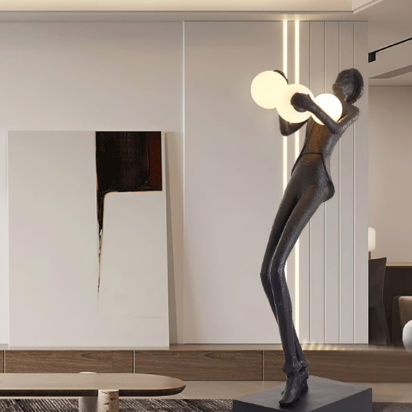 Evlirir Artistic Bronze Floor Lamp - Blowlighting